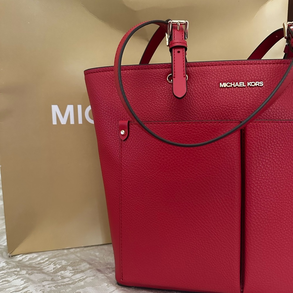 Michael Kors Cherry Red Tote